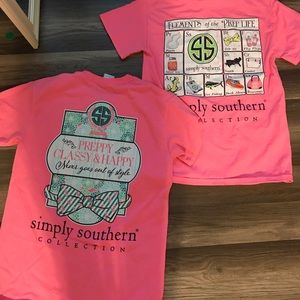 set of 2 simply southern t-shirt’s
